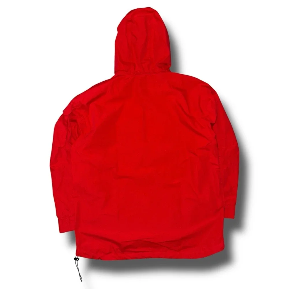 Vintage GOLDS GYM Windbreaker Men‎ Large 90s Anorak Jacket Pullover Hoodie